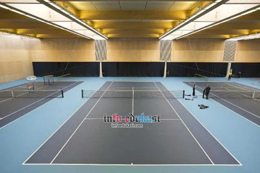 Contoh Foto Lapangan Bola Tenis Indoor (Dalam Ruangan)